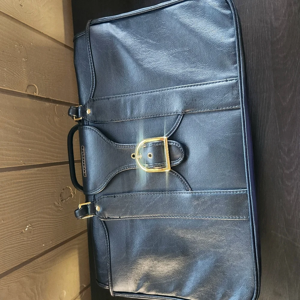 Black Samsinite Leather Men's Bag - Picture 11 of 14